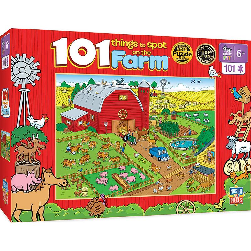MasterPieces Inc Things to Spot on a Farm 101 Piece Jigsaw Puzzle