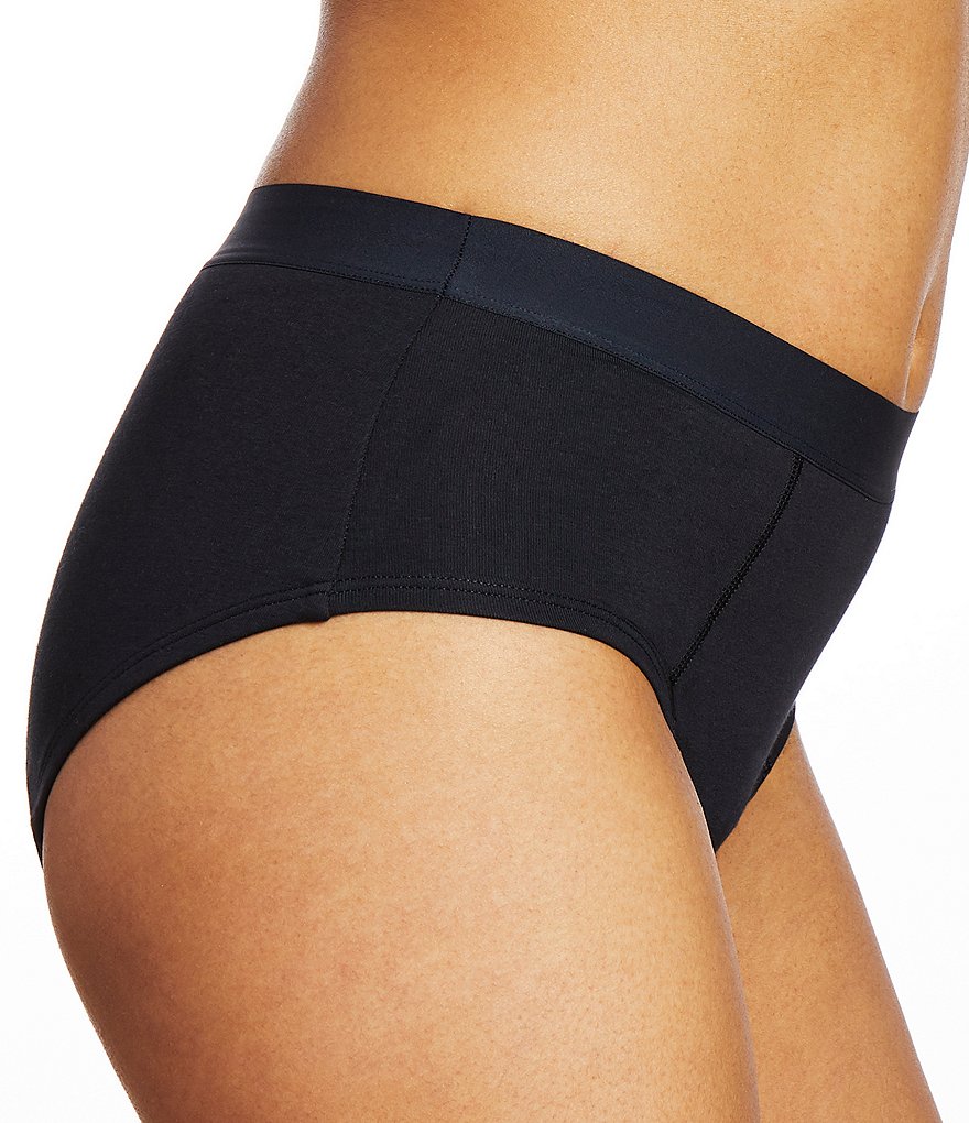 Thinx Cotton Absorbent Brief Mid Rise Brief Period Panty