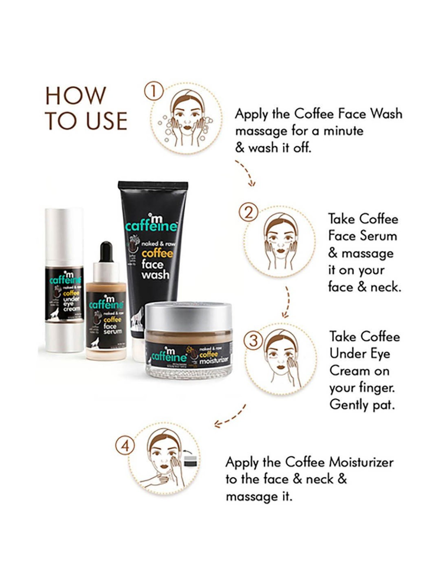 mCaffeine Pro Skin Care Coffee Routine