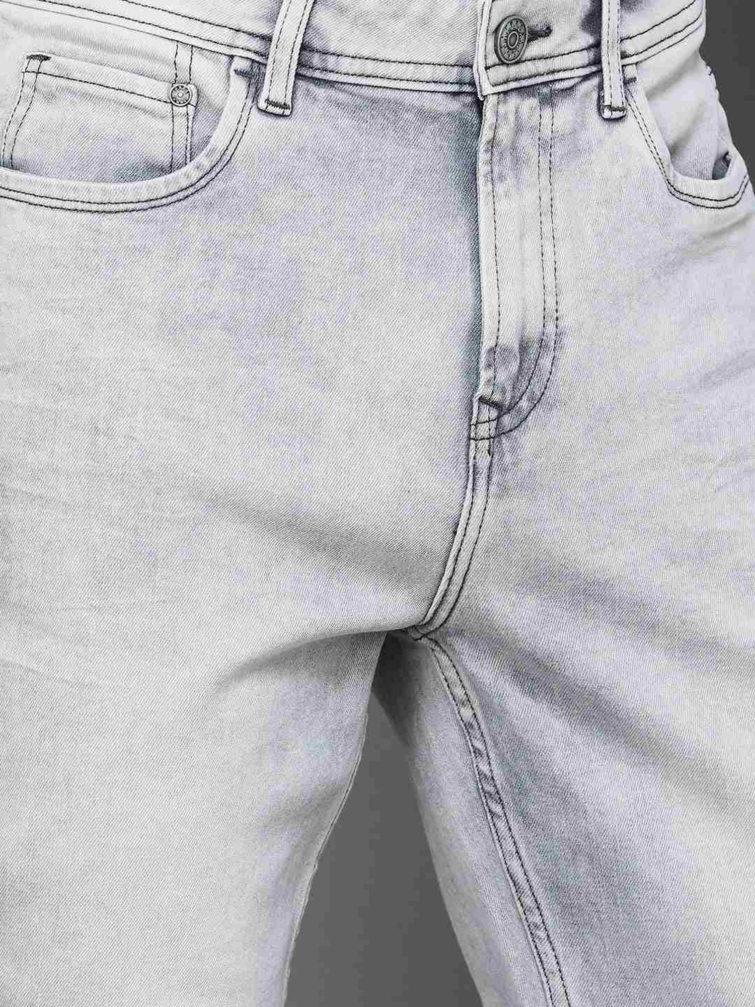 Forca by Lifestyle Grey Carrot Fit Jeans