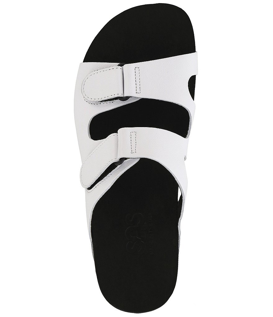 SAS Seaside Leather Slide Sandals