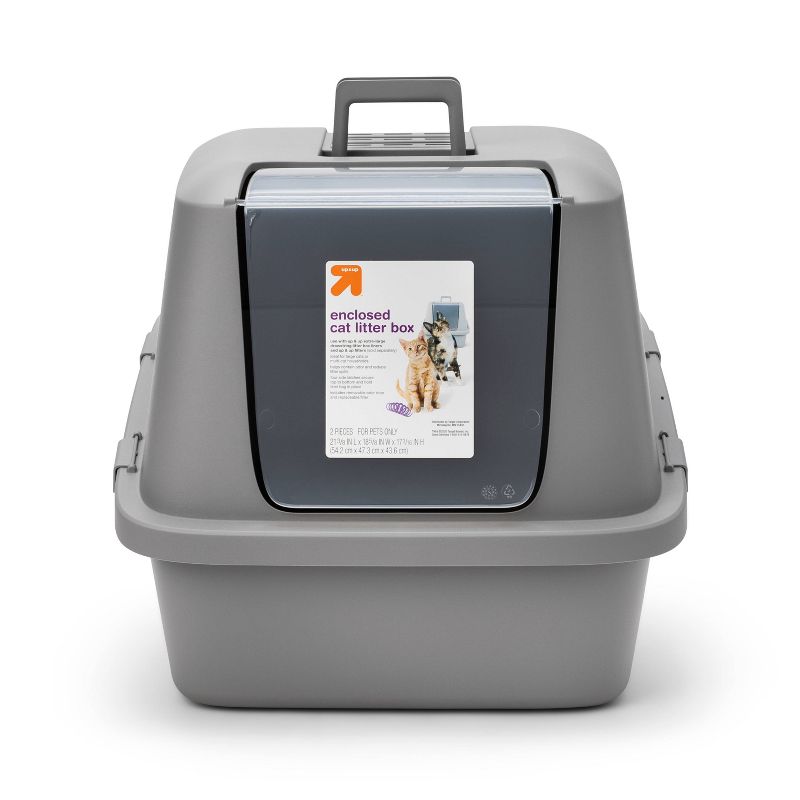 Enclosed Waste Cat Pan - XL - up & up™