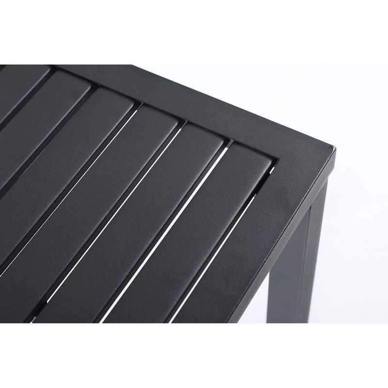 Circi 5pc Outdoor Dining Set - Black and Charcoal - CosmoLiving by Cosmoplitan