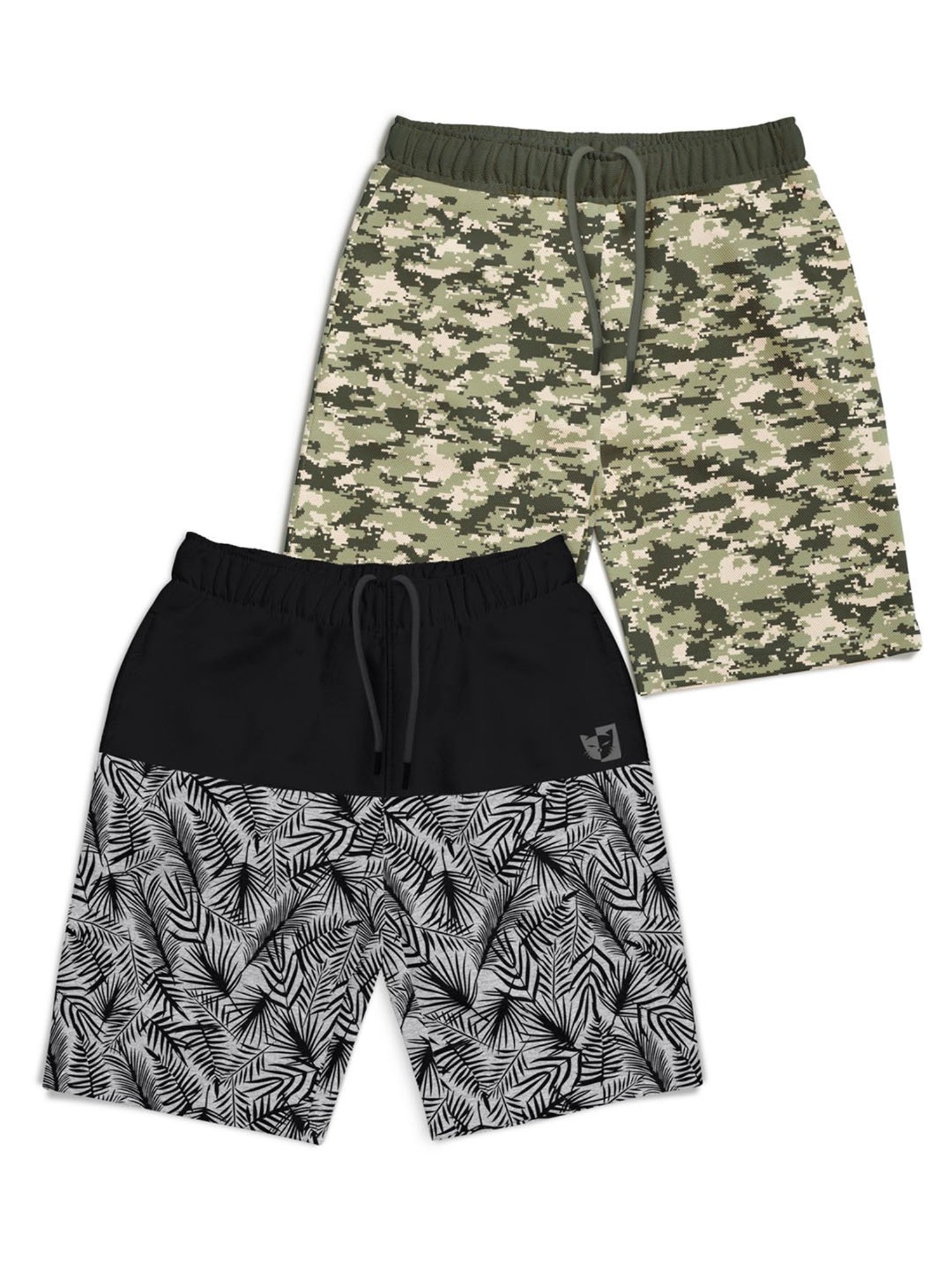 HELLCAT Kids Multi Color Block Shorts (Pack Of 2)