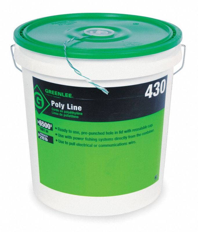 Greenlee Fishing Line,6500 Ft,210 Lb Cap  430