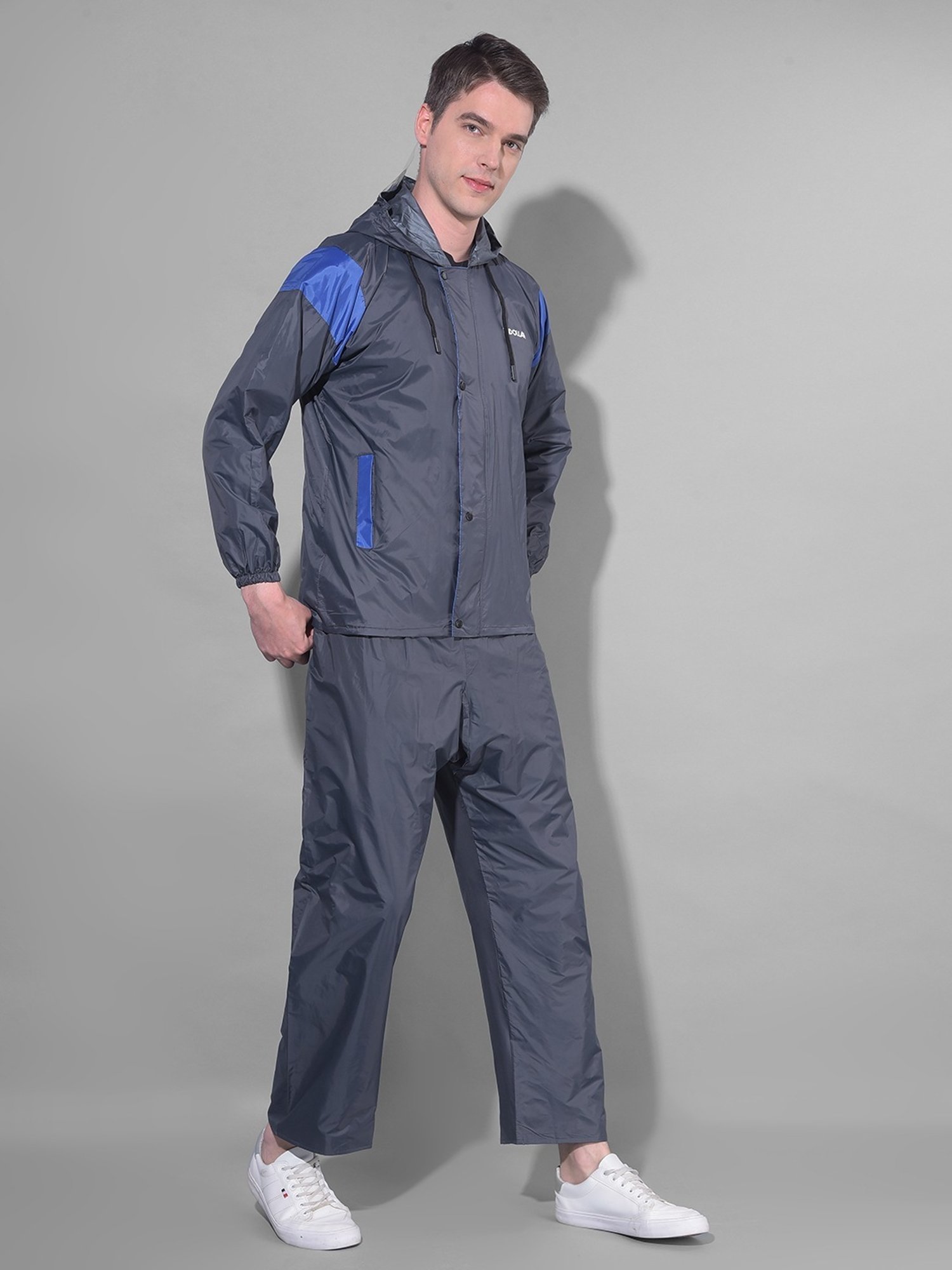 Dollar Grey Regular Fit Raincoat Set