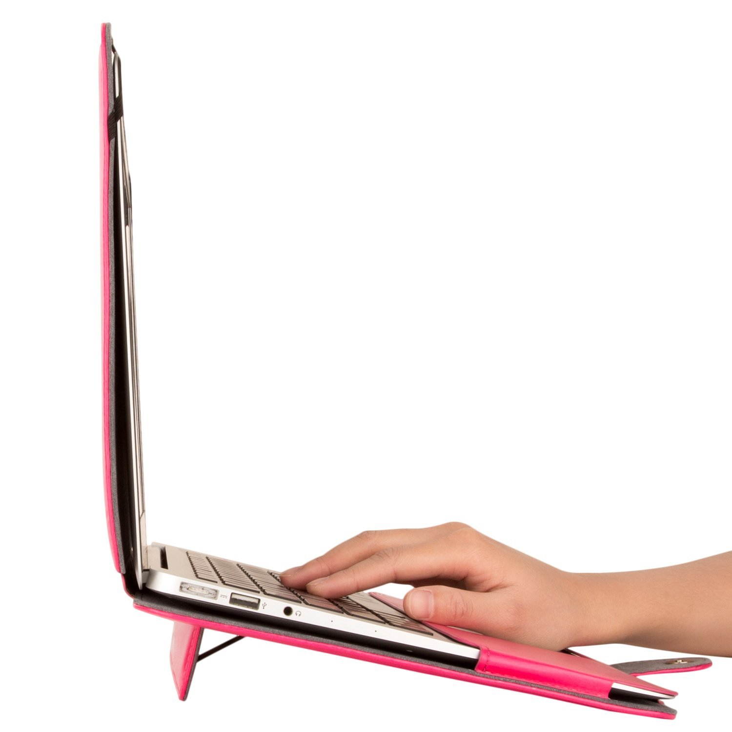 Mosiso Retina 15-Inch Premium Quality PU Leather Book Cover Clip On Sleeve Case Cover for MacBook Pro 15.4" with Retina Display A1398 (No CD-Rom Drive) with One Year Warranty