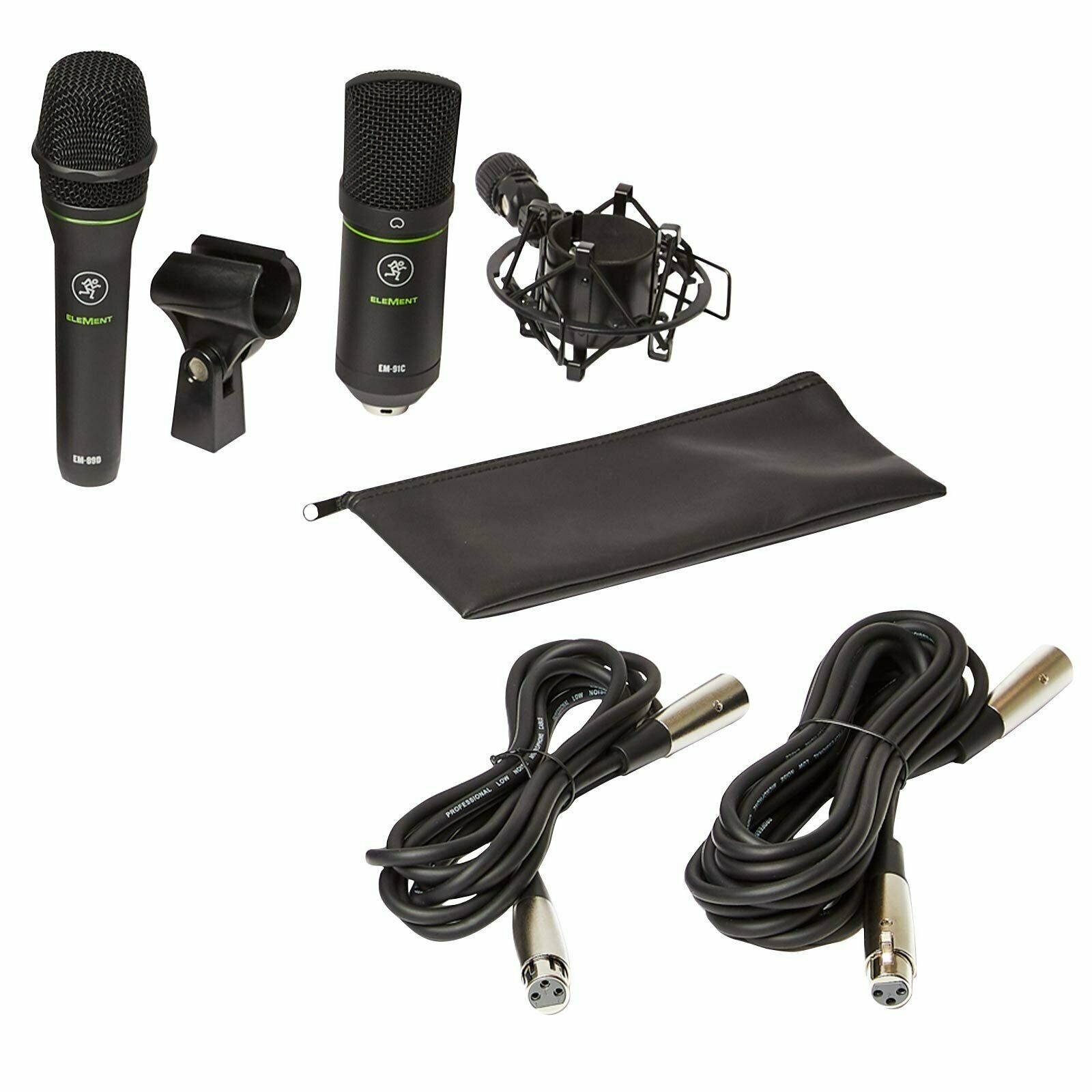 Mackie Studio Bundle w CR3-X Speakers, Big Knob Interface, Mic & Headphones