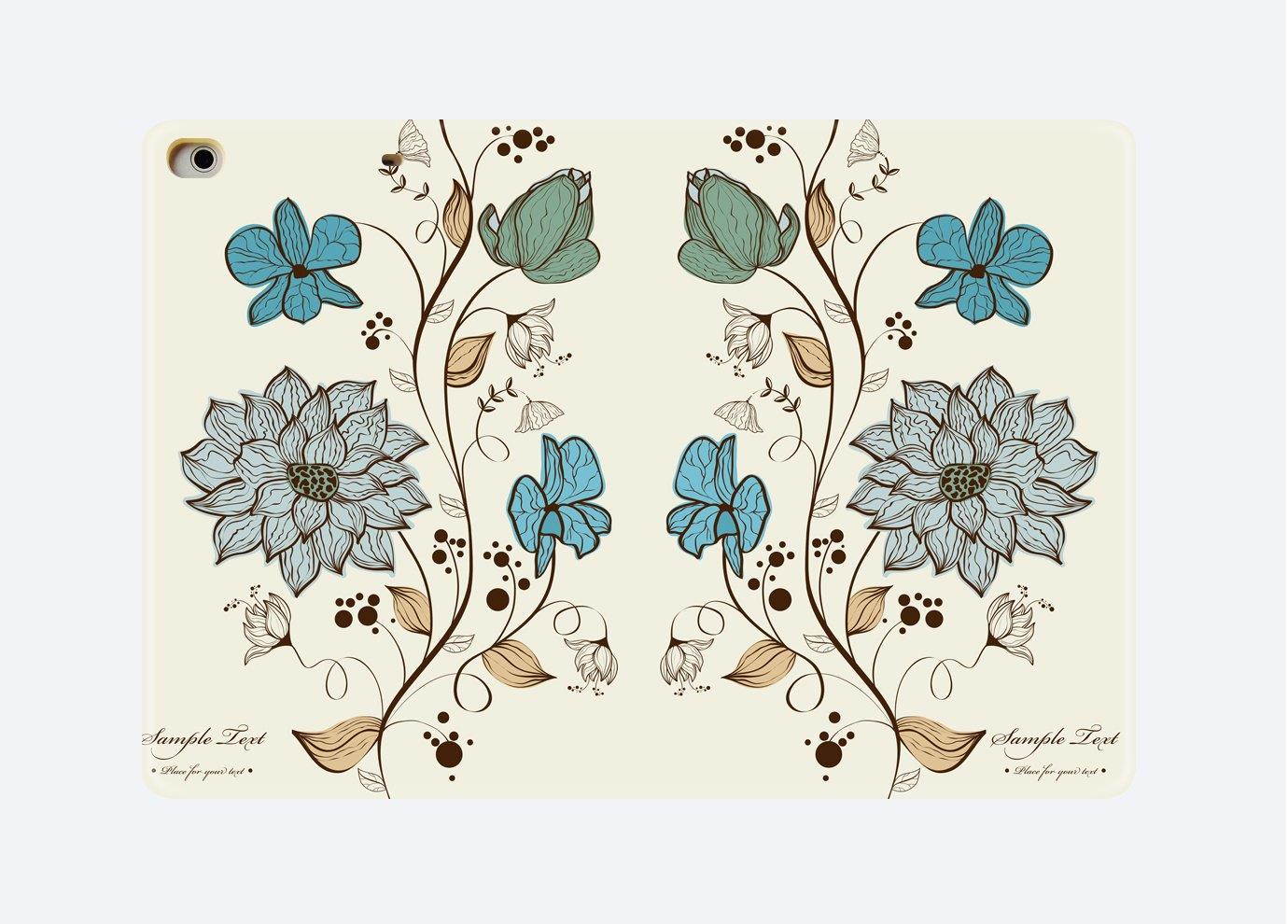 iPad Mini 4 7.9 Inch Case ( A1538 / A1550 ) Cover Premium Shock Proof Ultra Slim Fit Folio Smart Shell Auto Sleep / Wake, Multi-Angle Stand, Folio iPad Mini 4 -7.9 Inch 2015 Tab : Watercolor Flowers