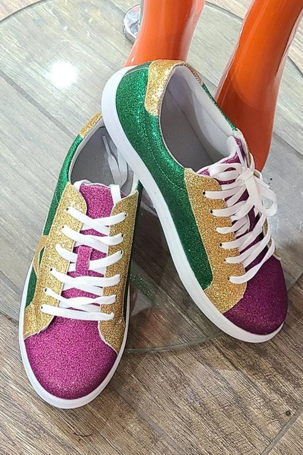 Kendall + Kylie Women's BARONESS Low Top Lace Up Multi Sneakers