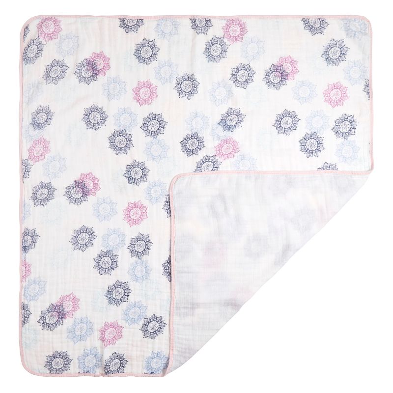 Aden by Aden + Anais Stroller Swaddle Blanket - Pretty Pink