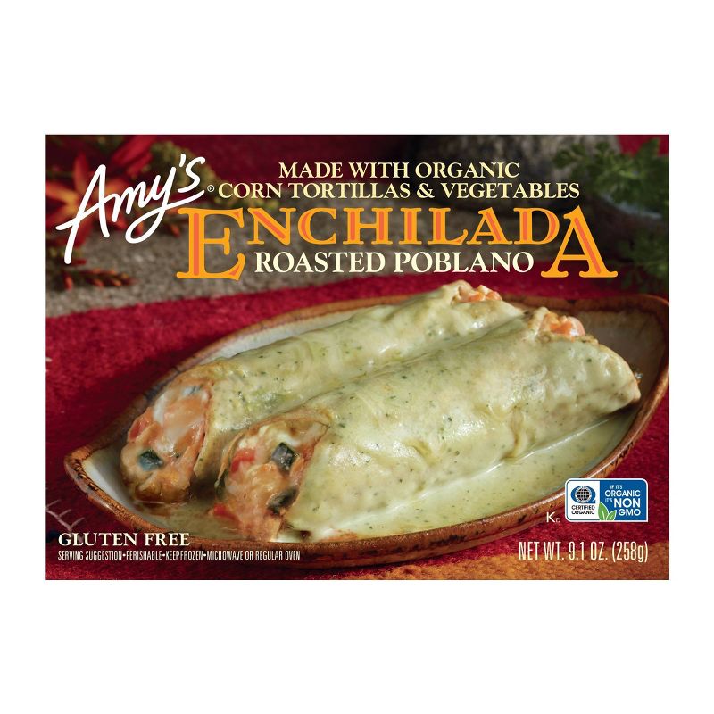 Amy's Frozen Roasted Poblano Enchilada  - 9.1oz