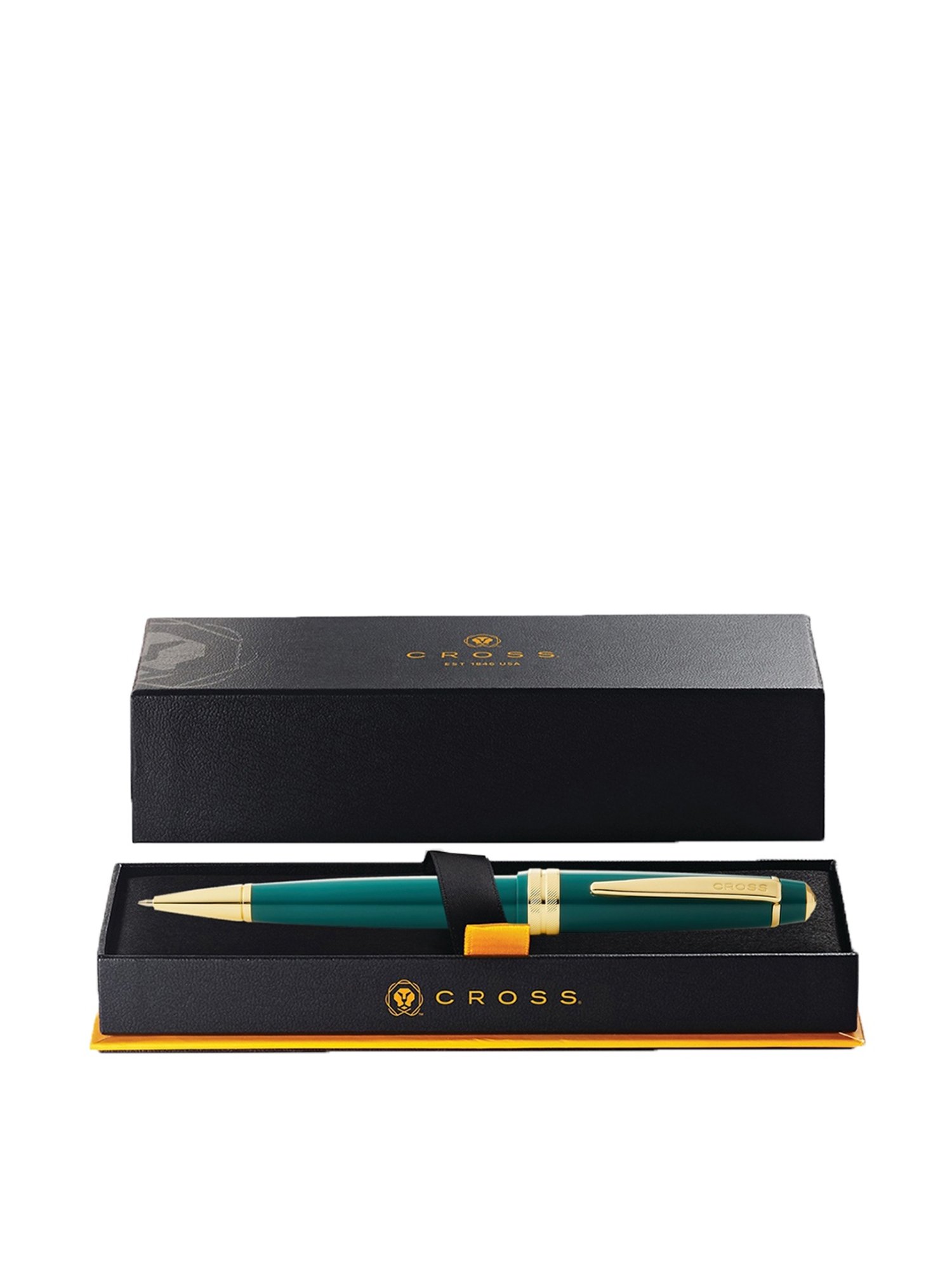 Cross Teal & Gold Resin Ballpoint Pen