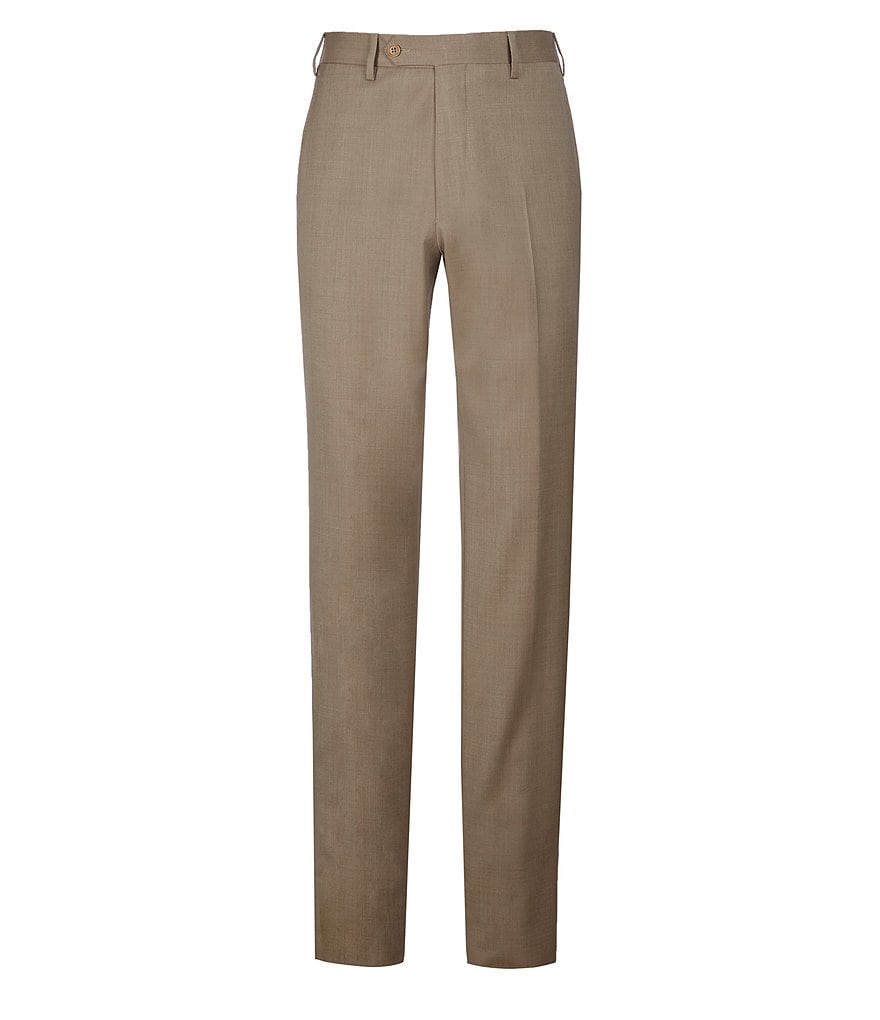 PN12 by Zanella Modern Fit Flat Front Solid Dress Pants