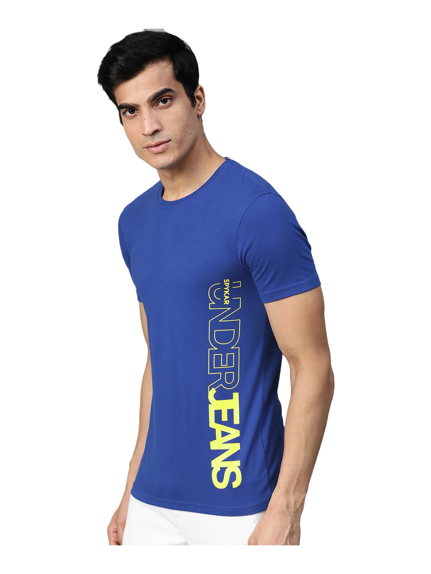Spykar Blue T-Shirt
