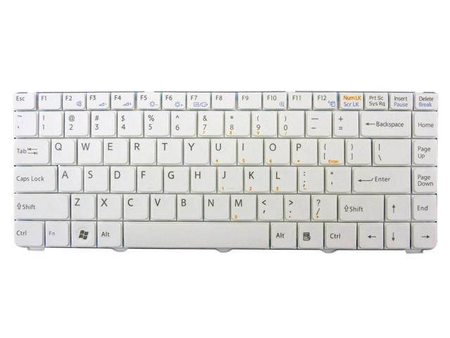 New laptop replacement keyboard for Sony NSK-S6101 9J.N0A82.101 81-31205001-04 9JN0A82101 us layout White color