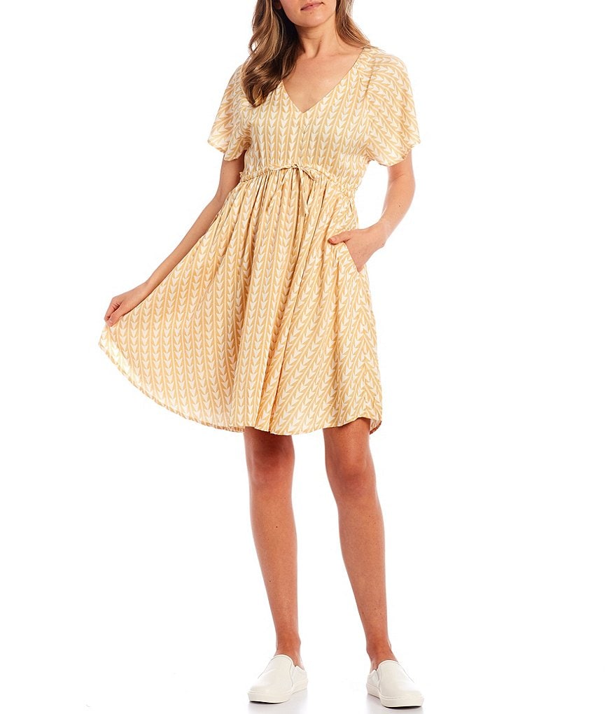 Rip Curl Geo Satin Weave Dress