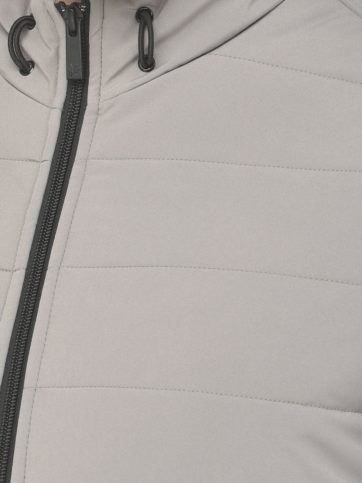 Crimsoune Club Grey Regular Fit Quilted Jacket