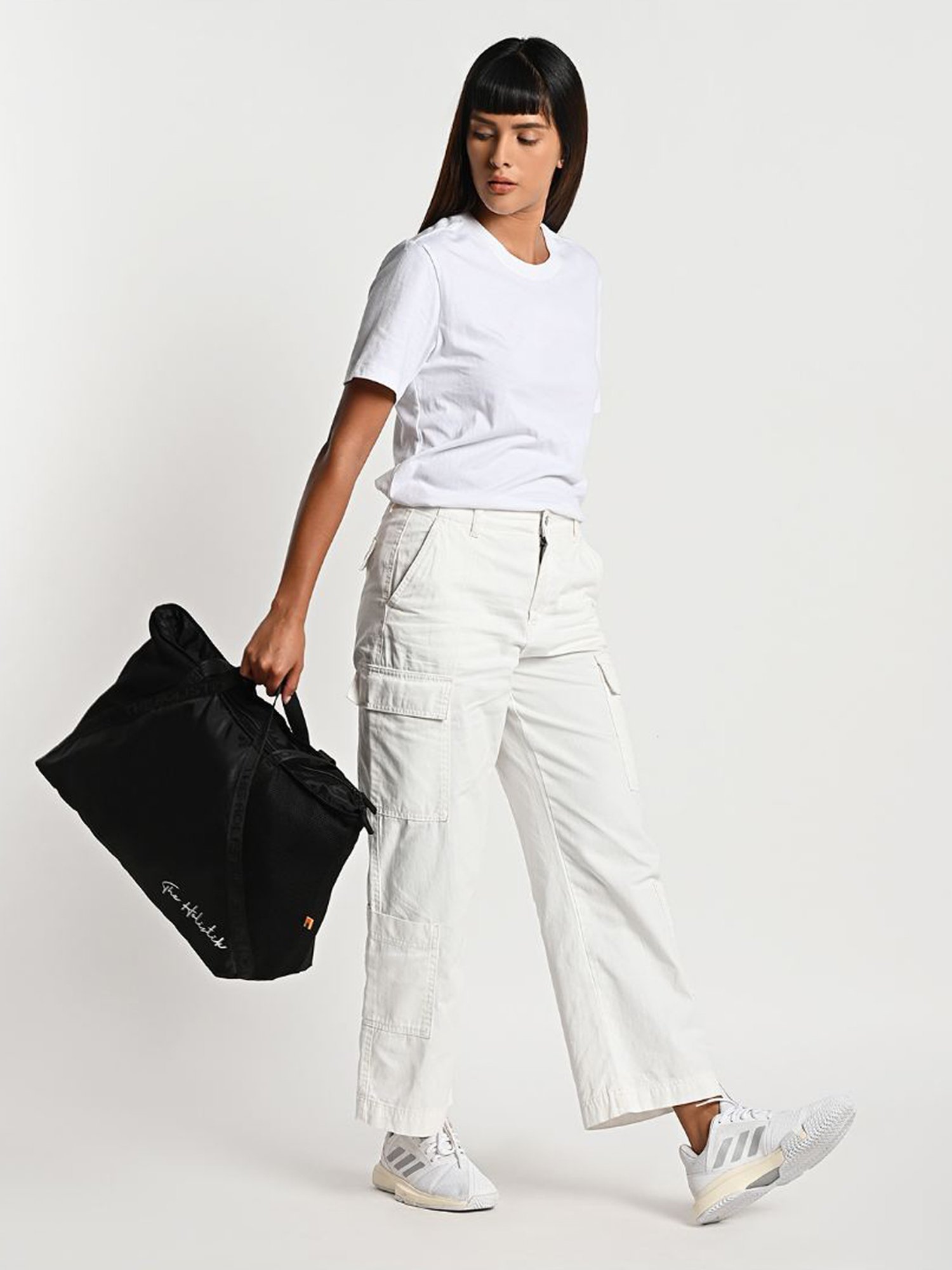 THE HOLISTIK Uptote Black Medium Shoulder Bag