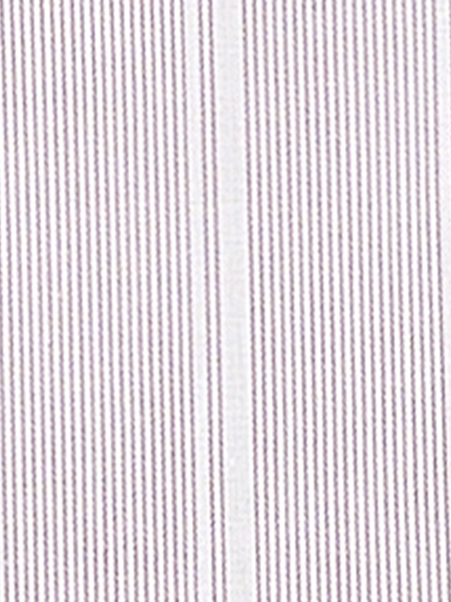 Raymond Red Cotton Slim Fit Striped Shirt