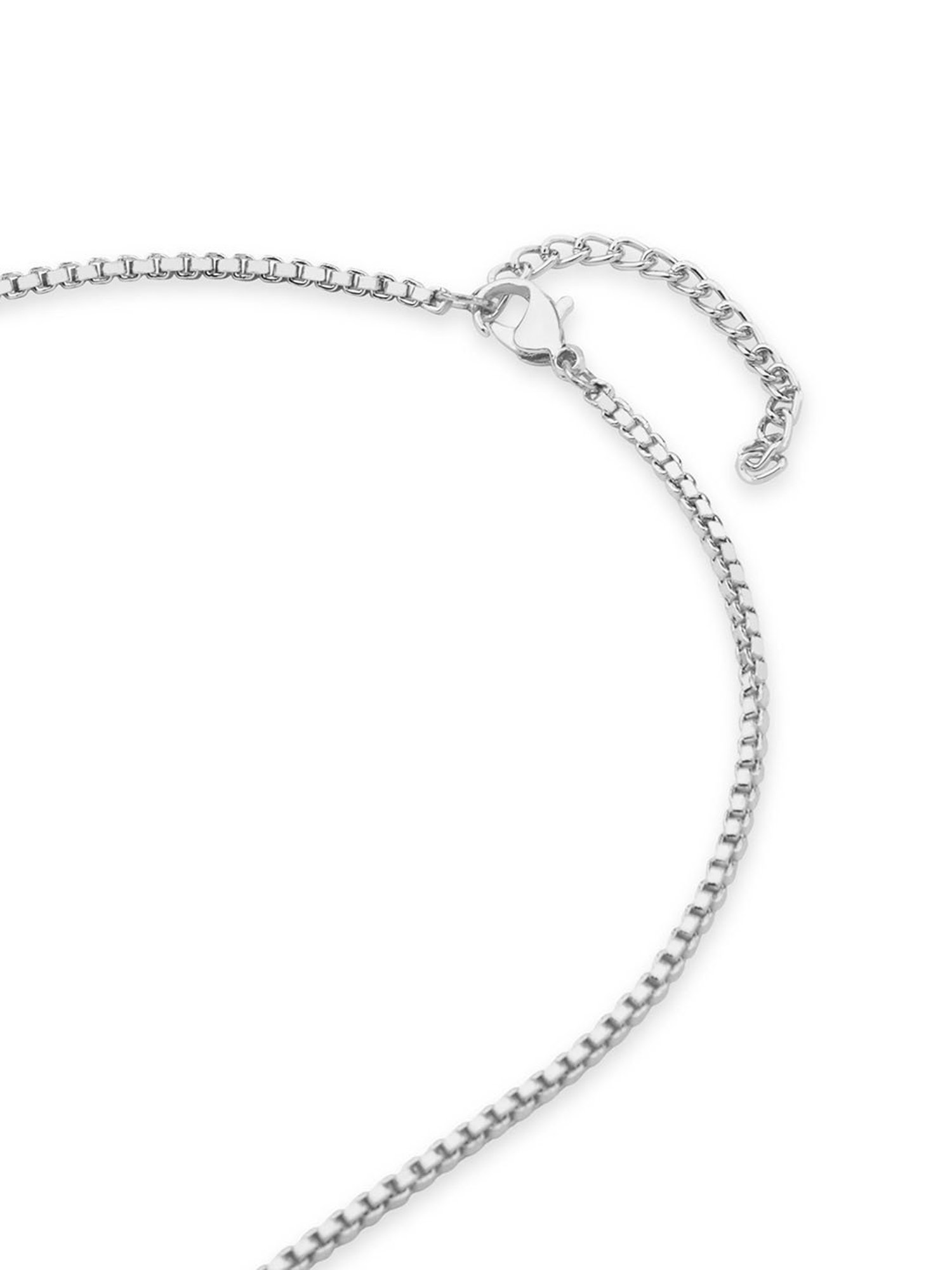 The Bro Code Silver-Plated OM Ganesh Pendant Necklace for Men