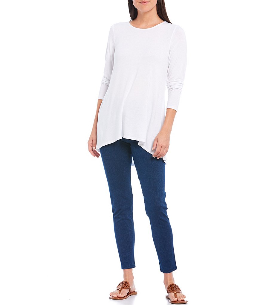 Intro Petite Size Bella Solid Double Knit Slim Her Leggings