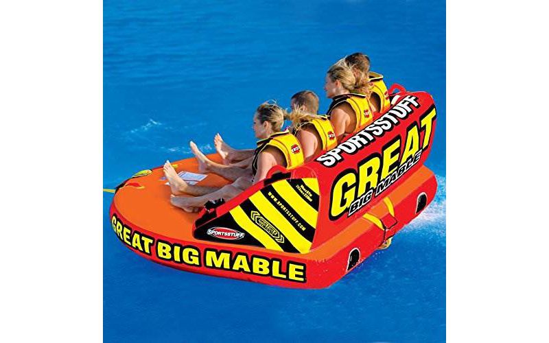 Sportsstuff Mable 4-Rider Towable Tube & Airhead 4K Booster Towing System