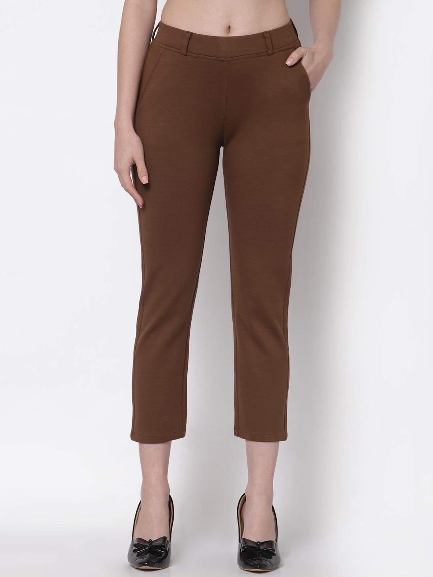 Westwood Brown Slim Fit Jeggings