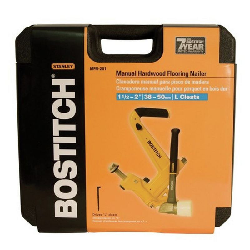 Bostitch U/MFN201 2 in. Manual Hardwood Flooring Cleat Nailer Kit