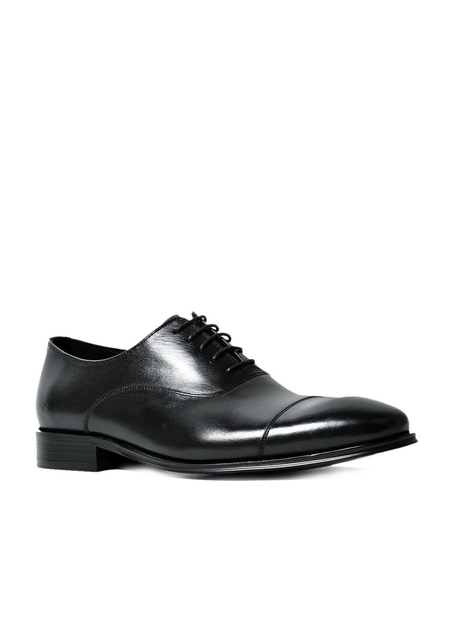 Cobblerz Men's Black Oxford Shoes
