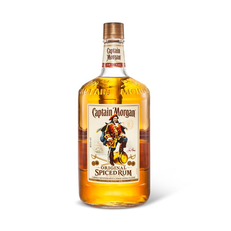 Captain Morgan Spiced Rum - 1.75L Plastic Bottle