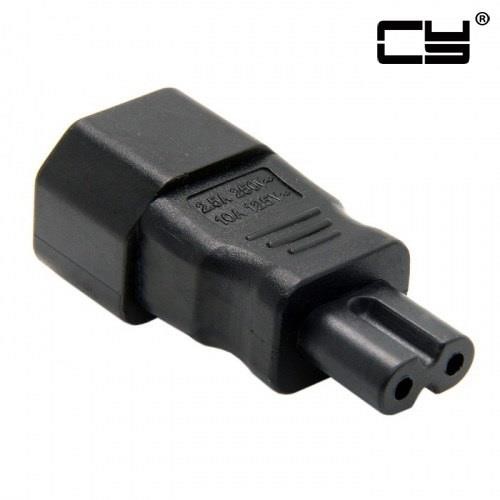 CHENYANG  Standard Molded IEC 320 C14 Socket to IEC C7 Plug AC Power Adapter Set UL Approved