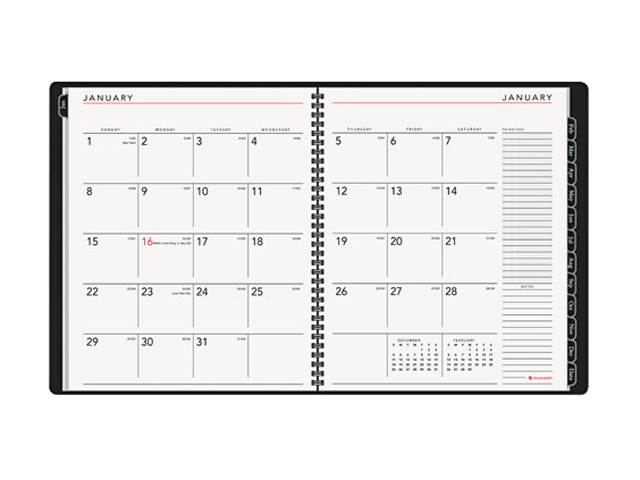 AT-A-GLANCE 70260X45 Monthly Planner, 9 x 11, Graphite