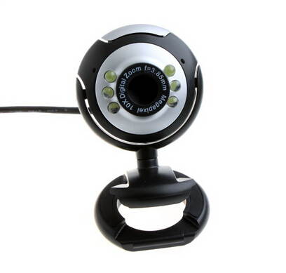 Topwin USB 2.0 50.0M 6 LED PC Camera HD Webcam Camera Web Cam with MIC for Computer