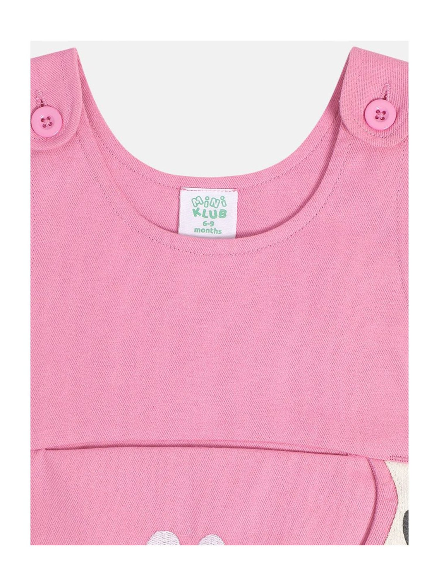 Nauti Nati Kids Blue Embroidered Dress