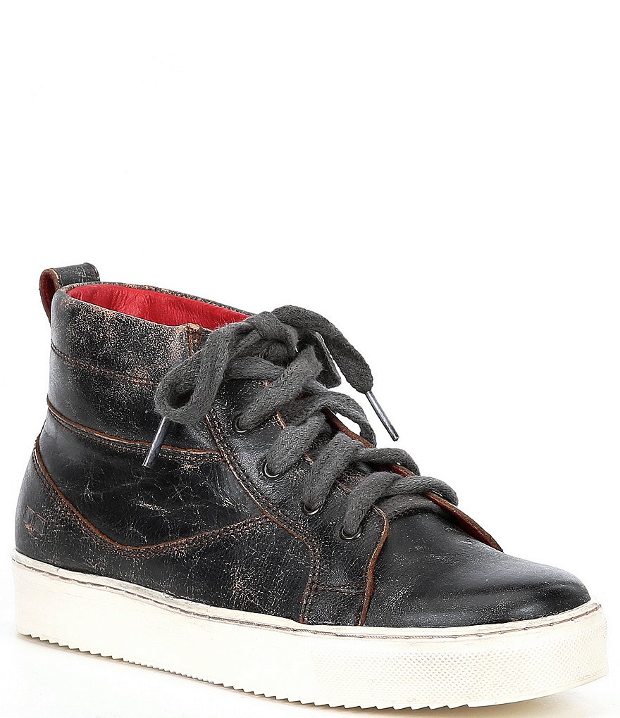Bed Stu Rosella Leather Hightop Lace-Up Sneakers