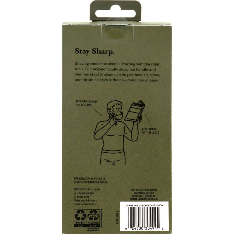 5 Blade Razor with 2 Carts - Goodfellow & Co™