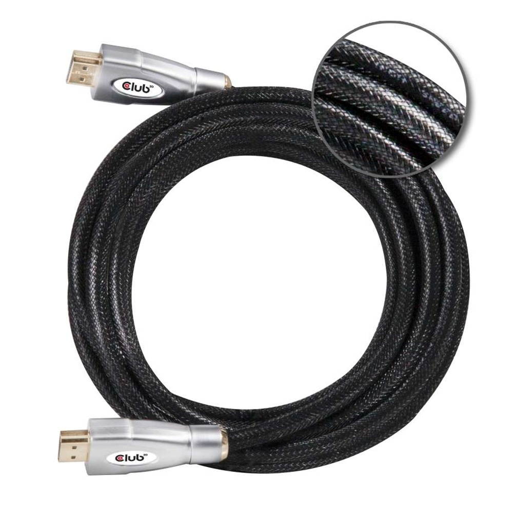 Club3D CAC-2312 HDMI 2.0 4K60Hz UHD Cable 5m/16.40ft Male/Male