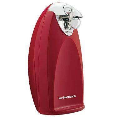 Hamilton Beach Ensemble Tall Can Opener, Red