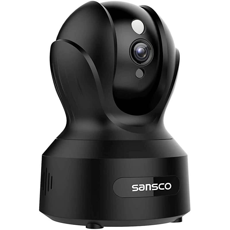 Indoor Wireless WiFi Security Camera Full HD 2MP 1080p Home Monitor Surveillance Network IP Camera for Pet/Baby with IR Night Vision, Motion Detection Push Alerts and Two-Way Audio - White