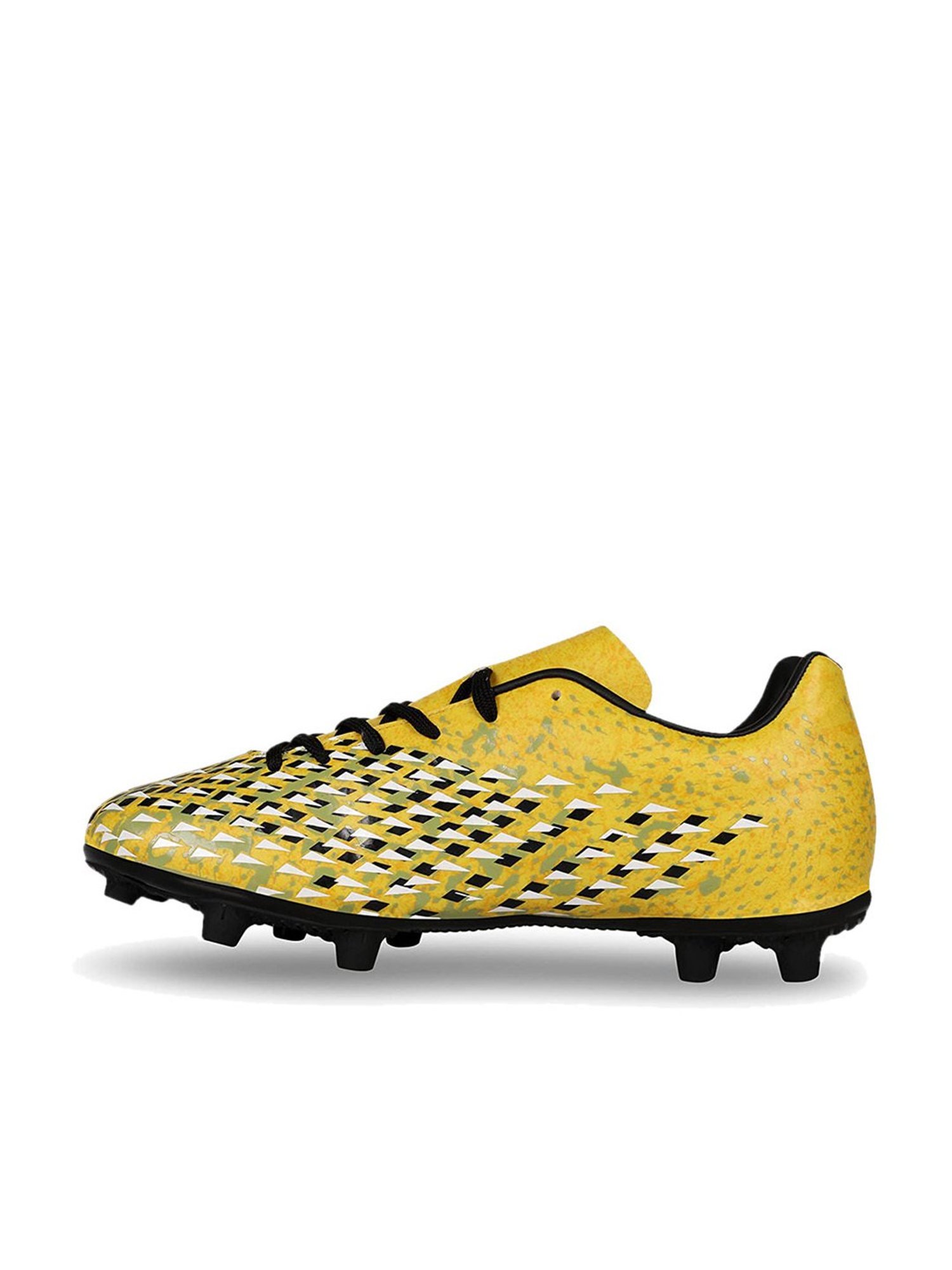 AIVIN Men's Speed King Yellow Football Shoes