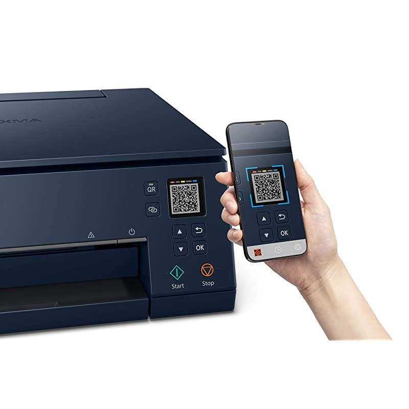 TS6320 All-In-One Wireless Color Printer with Copier, Scanner and Mobile Printing, Navy, Works with Alexa