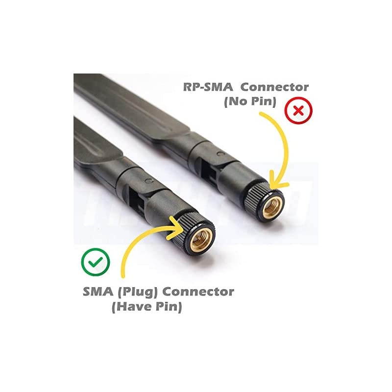 3G 4G Antenna Wide Band 5dbi 7002600Mhz Omni Directional GSM WiFi Antenna with SMA Male Connector for CEP Router Access Point Wireless Rang Extender and Other Network Device 2Pack