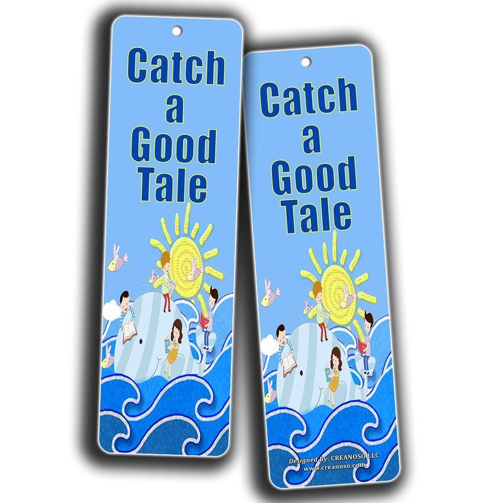 Creanoso Kids Reading Bookmarks Cards(60-Pack) - Excellent Reading Rewards and Incentive for Young Readers Kids Boys and Girls - Stocking Stuffers