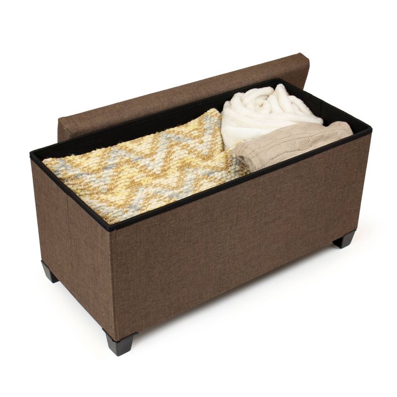 Sedona Storage Ottoman Taupe - Humble Crew