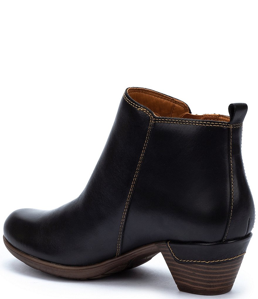 Pikolinos Rotterdam 902 Leather Side Zip Booties