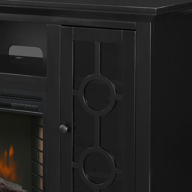 Ashby 58" Media Electric Fireplace Aged Black - Muskoka