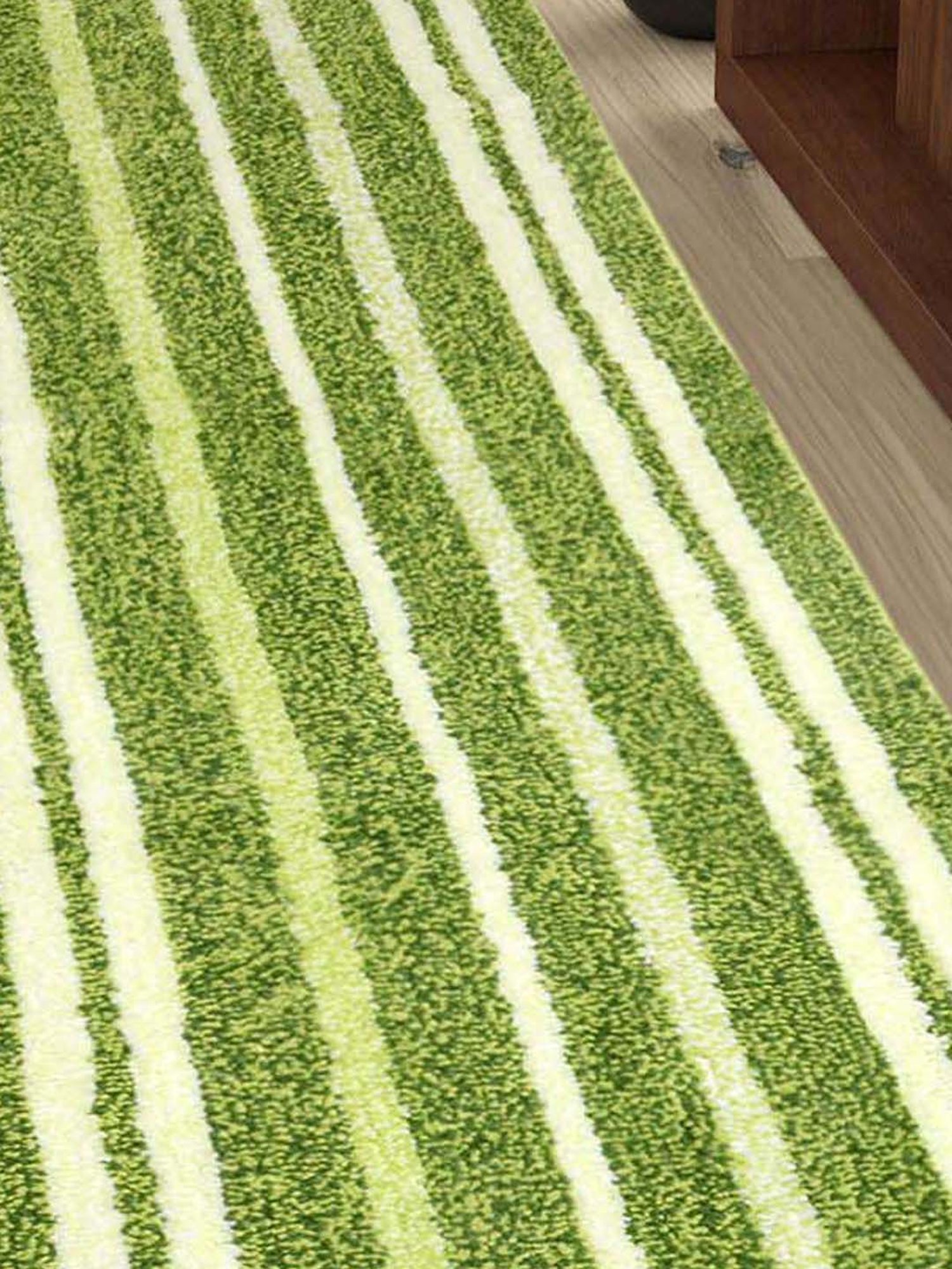 Saral Home Green Multipurpose Runner - Set of 1