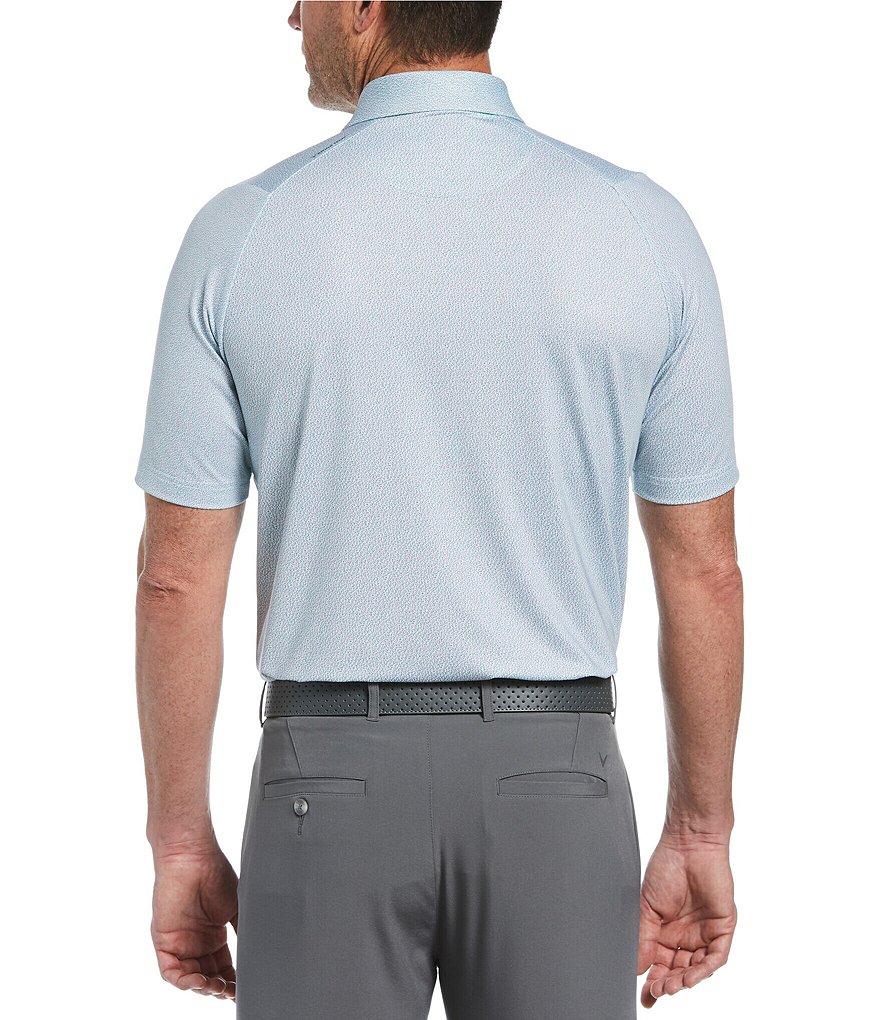 Callaway Short-Sleeve Swing Tech&trade; Allover Geo Print Polo