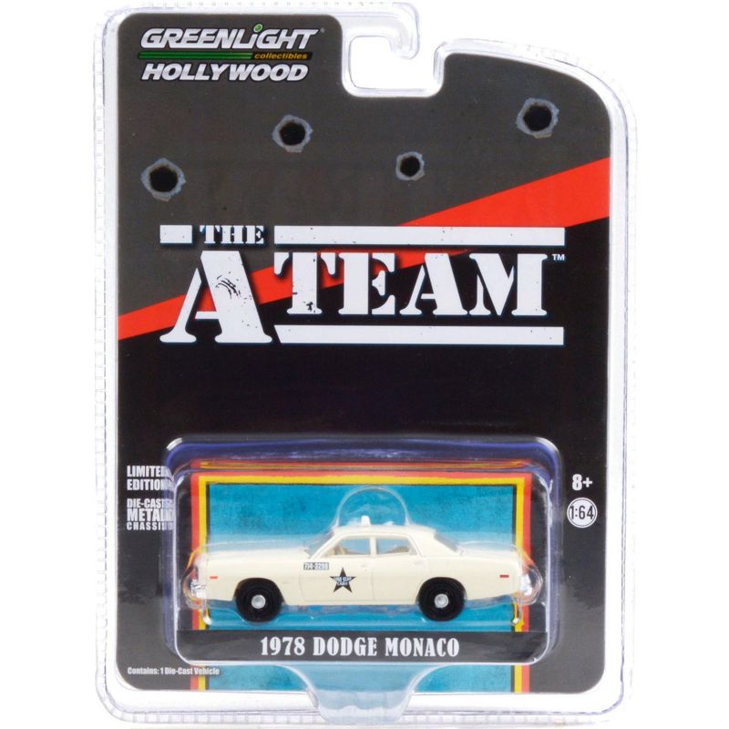 1978 Dodge Monaco Taxi Cream "Lone Star Cab Co." "The A-Team" (1983-1987) TV Series 1/64 Diecast Model Car by Greenlight
